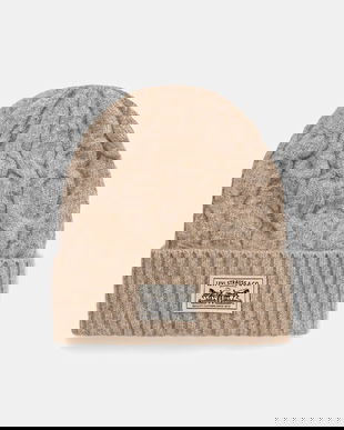 Levi's căciulă din amestec de lână culoarea bej, 004D4