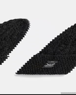 Levi's căciulă din amestec de lână culoarea negru, 004D4