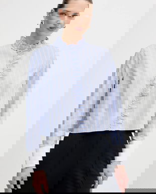 OUI cămașă cu guler stand-up, regular, 96070