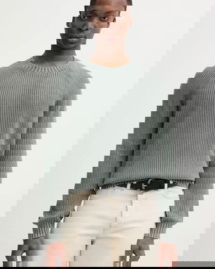 Hollister Co. pulover culoarea verde, KI320-5059-308