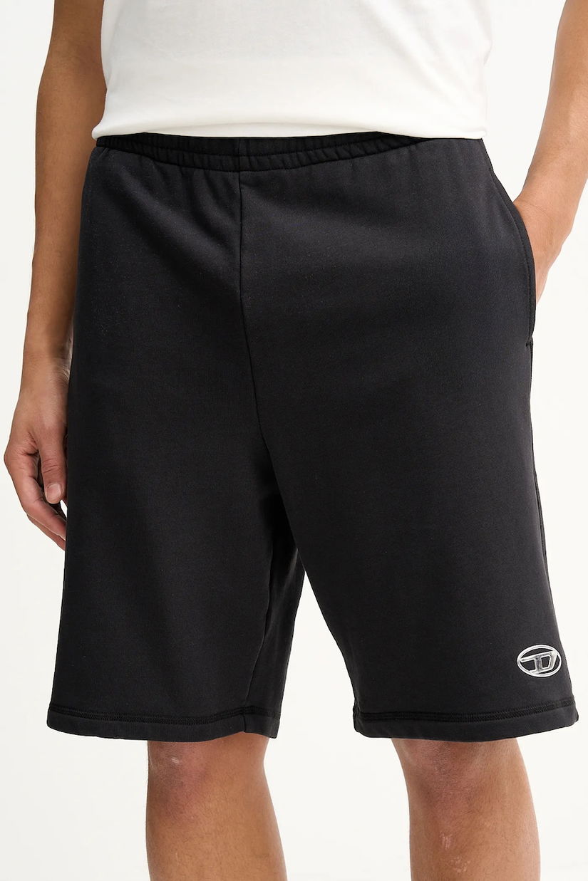 Diesel pantaloni scurți din bumbac P-MARSHY-IOD culoarea negru, A21795.0BKBW