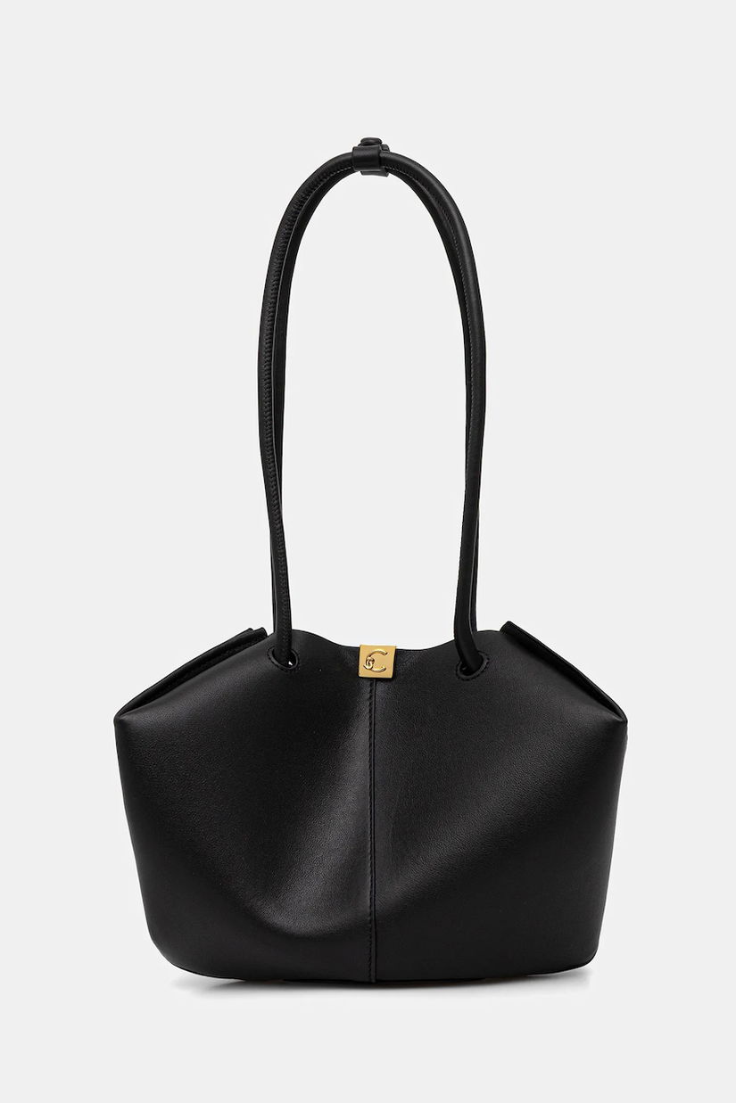 Coccinelle poșetă de piele KAMY culoarea negru, E1 U2L 11 03 01