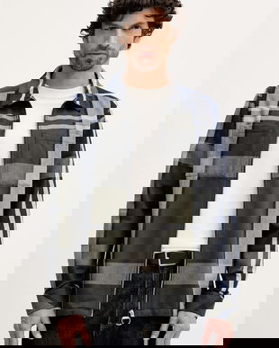 Barbour cămașă din bumbac Lannich culoarea bleumarin, cu guler clasic, relaxed, MOS0343