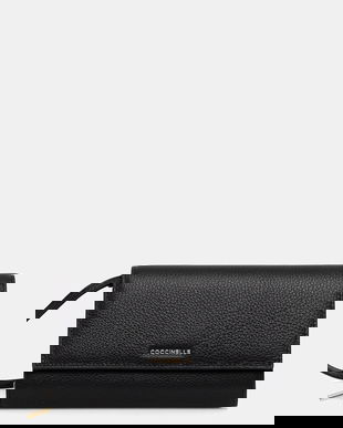 Coccinelle poșetă piele culoarea negru, E2 MW5 18 28 01