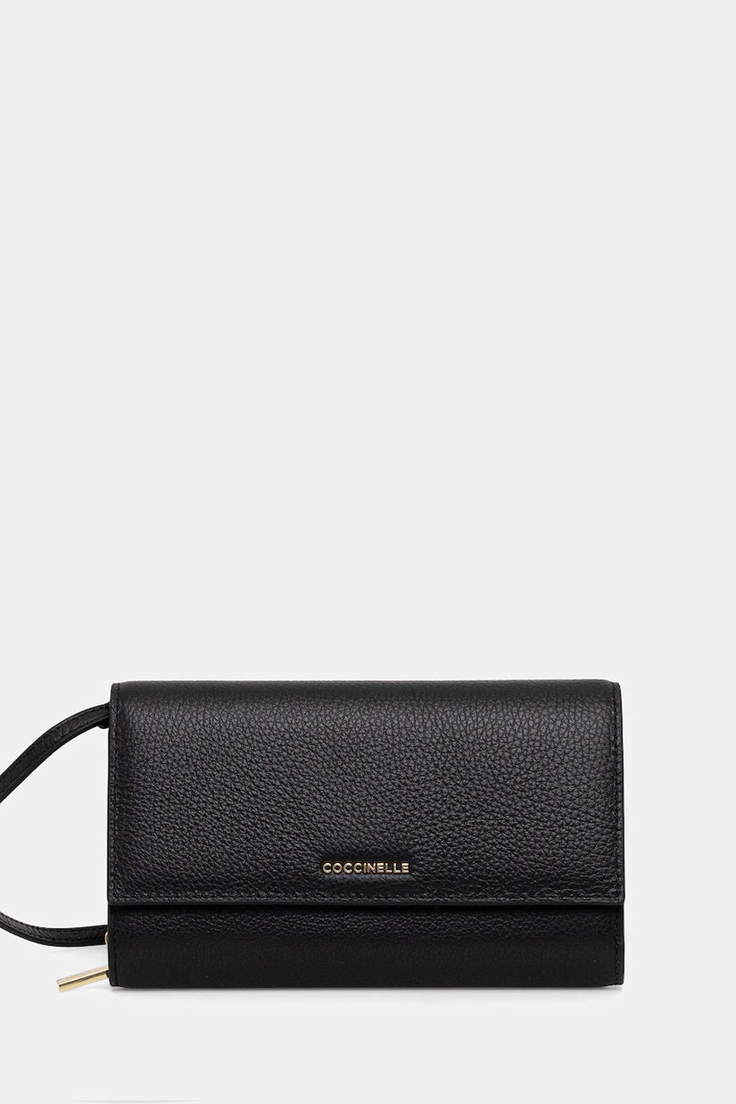 Coccinelle poșetă piele culoarea negru, E2 MW5 18 28 01