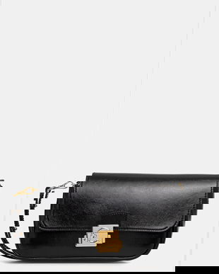 Coccinelle poșetă de piele culoarea negru, E5 U4M 52 01 01