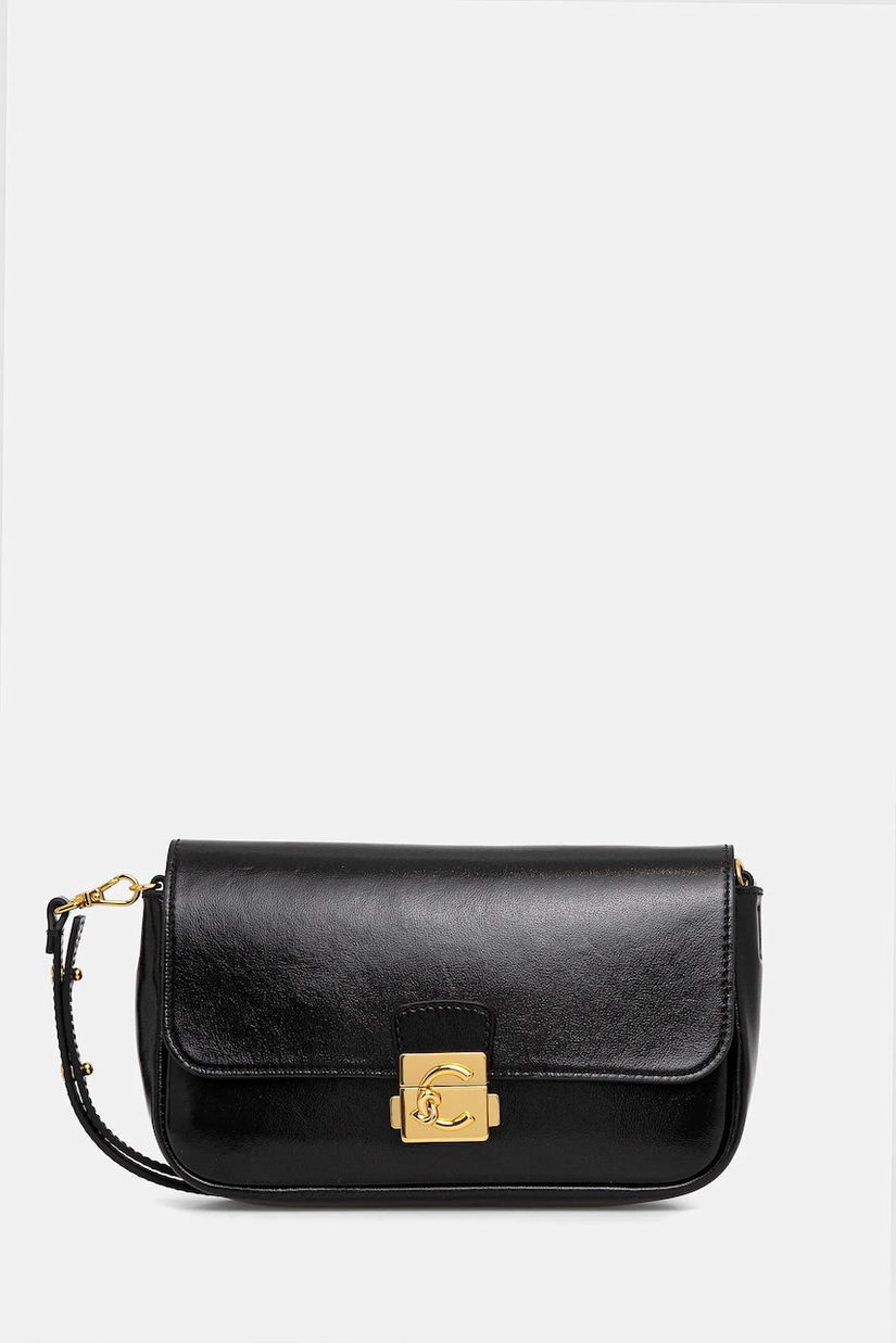 Coccinelle poșetă de piele culoarea negru, E5 U4M 52 01 01