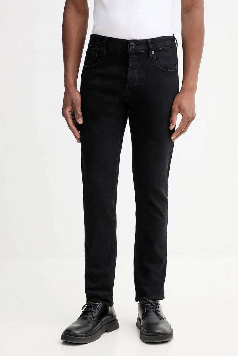 G-Star jeans 3301 Slim culoarea negru, 51001-D931