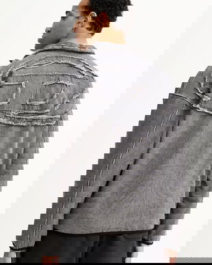 Diesel bluză S-BATY-NEW culoarea gri, uni, A19407.0AJFN