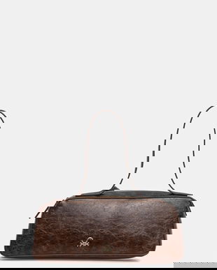 United Colors of Benetton poșetă culoarea maro, 66EYDY08U