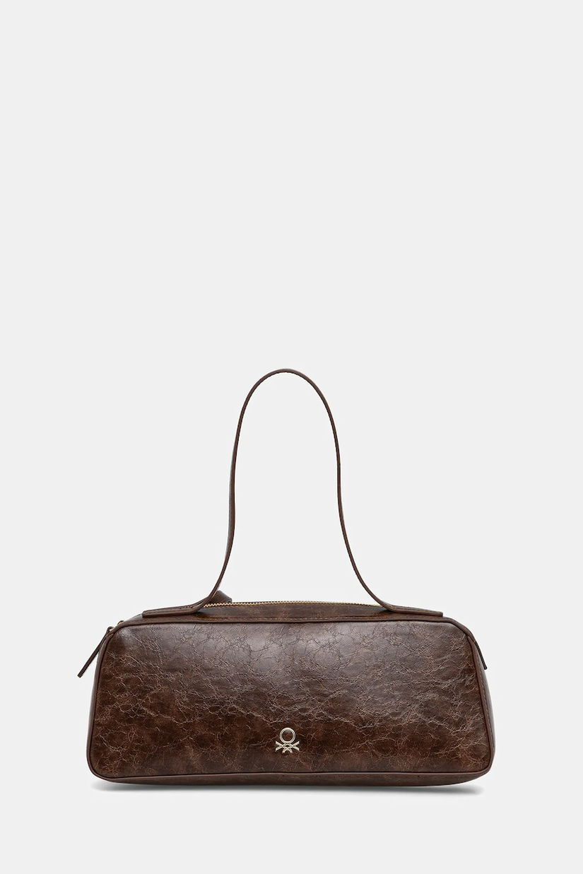 United Colors of Benetton poșetă culoarea maro, 66EYDY08U