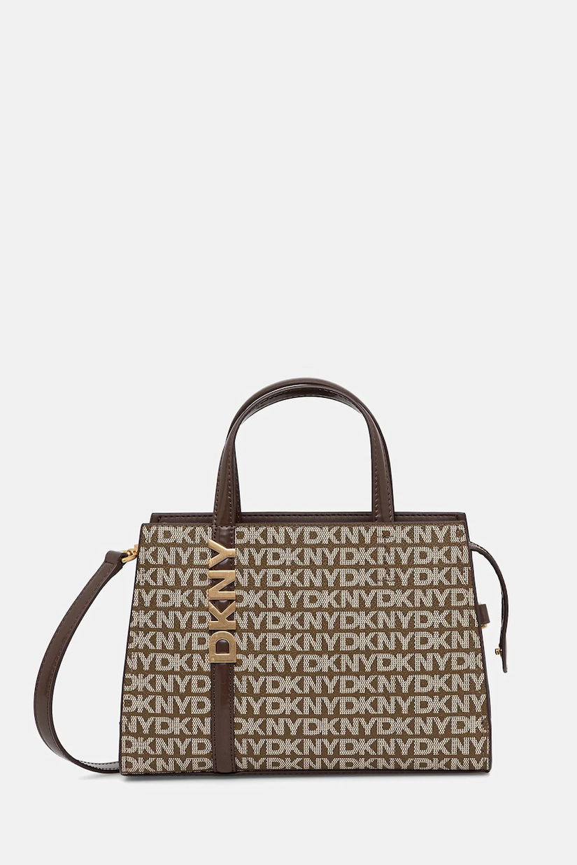 Dkny poșetă culoarea bej, R52D5G56