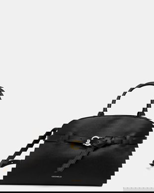 Coccinelle poșetă de piele SABINE culoarea negru, E1 TLA 18 04 01