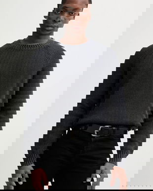 Hollister Co. pulover culoarea bleumarin, KI320-5059-908