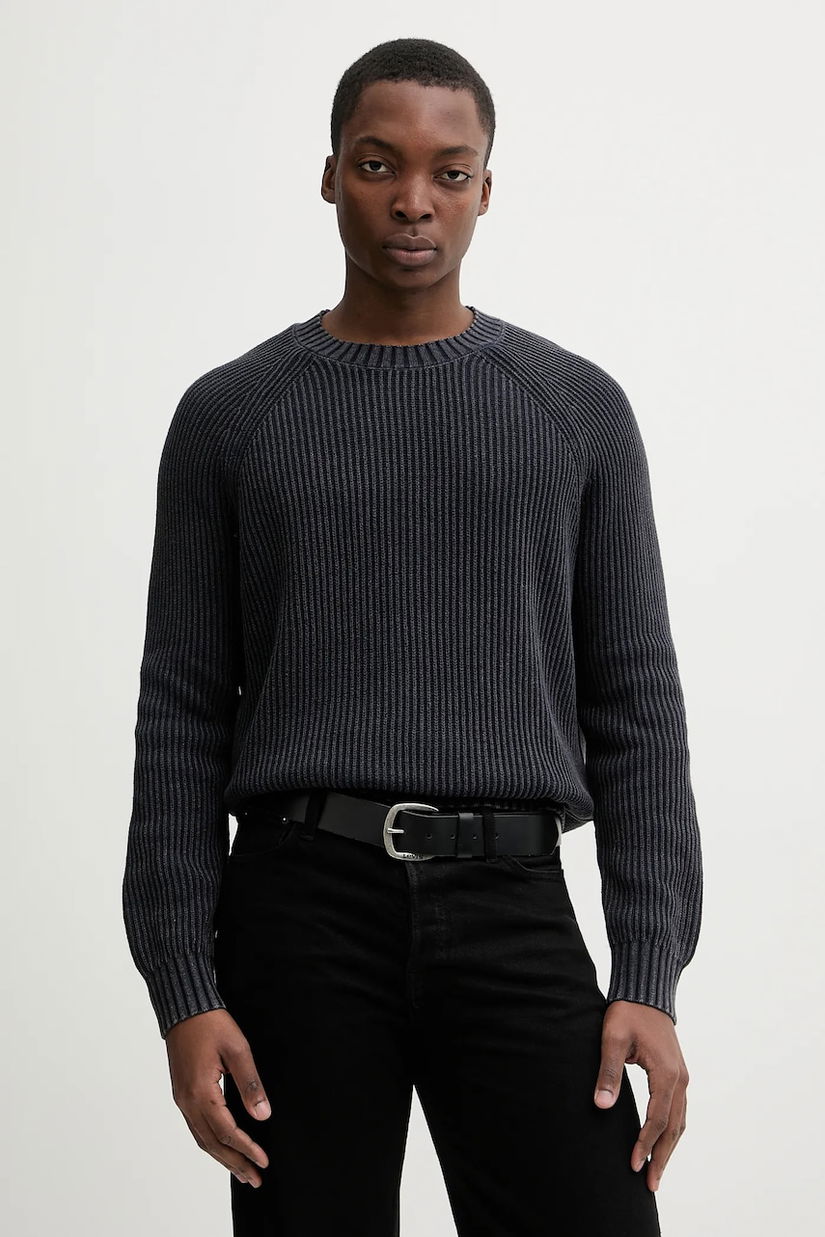 Hollister Co. pulover culoarea bleumarin, KI320-5059-908