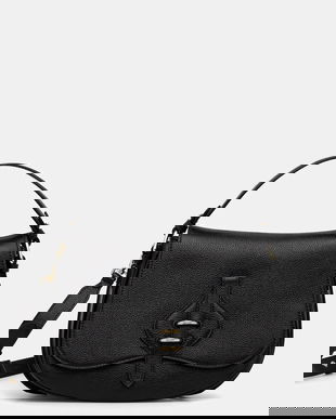 Coccinelle poșetă de piele MAVERY culoarea negru, E1 U7F 18 01 01