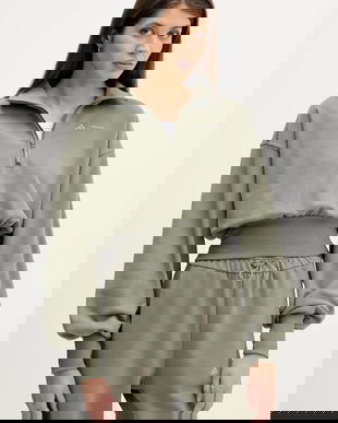 adidas hanorac de bumbac adidas x Moon Boot culoarea verde, cu imprimeu, JM1101