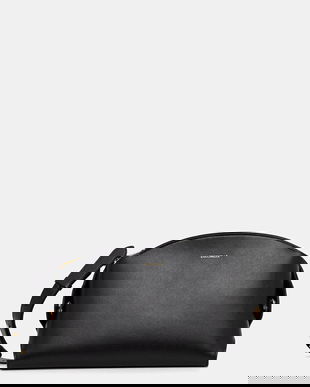 Coccinelle poșetă de piele TYLDE culoarea negru, E1 U7K 12 01 01