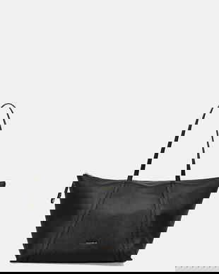 Coccinelle geantă de piele NORY culoarea negru, E1 U45 11 01 01