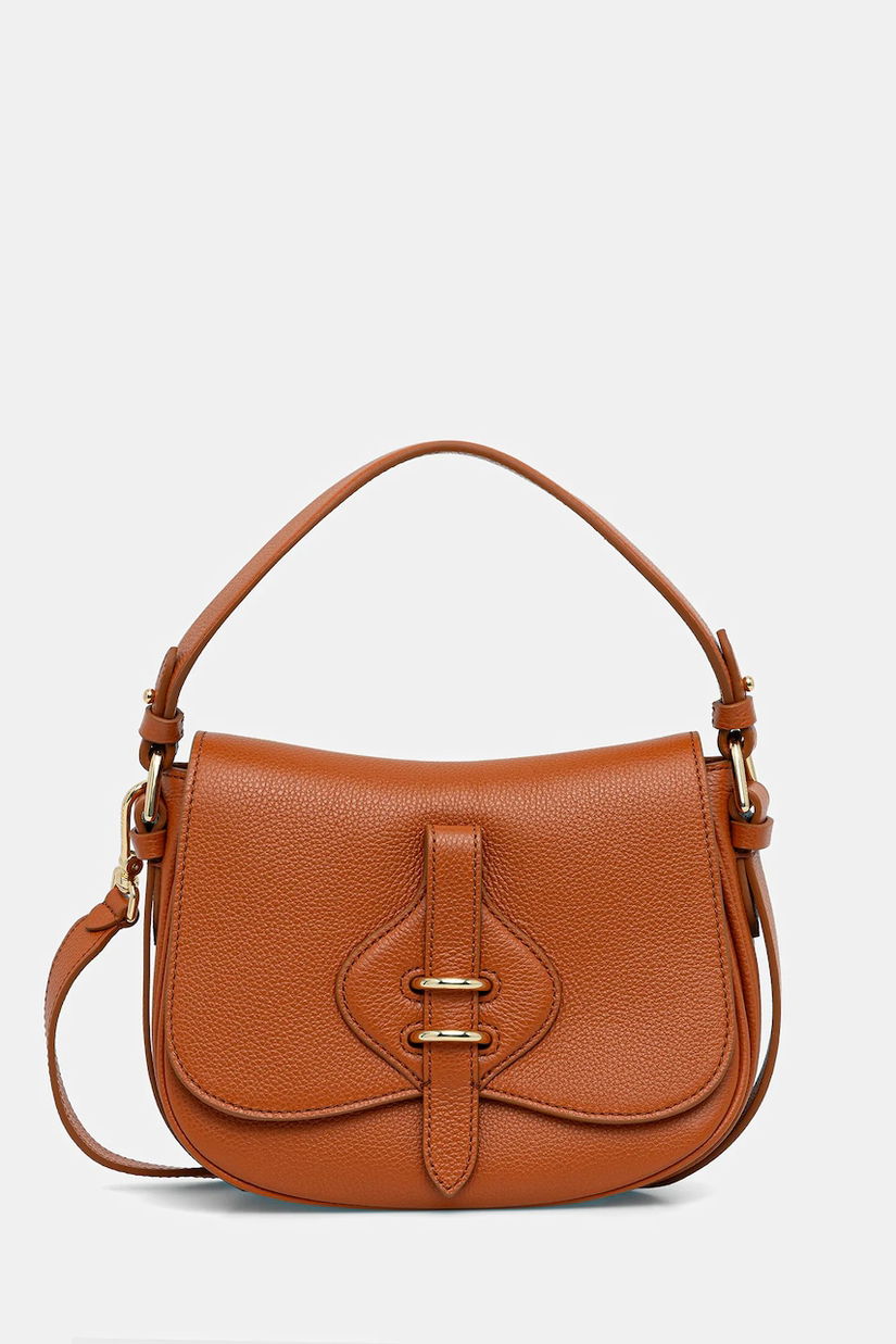 Coccinelle poșetă de piele MAVERY culoarea portocaliu, E1 U7F 18 02 01