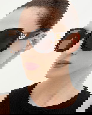 Dolce & Gabbana ochelari de soare culoarea maro, 0DG4513