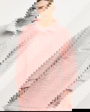 women'secret bluză pijama culoarea roz, 4412220