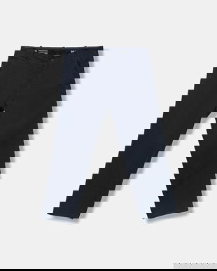 G-Star pantaloni culoarea bleumarin, drept, D25547-5126