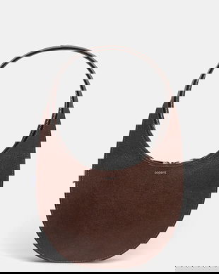 Coperni poșetă de piele Soft Swipe culoarea maro, COPBA108F6064