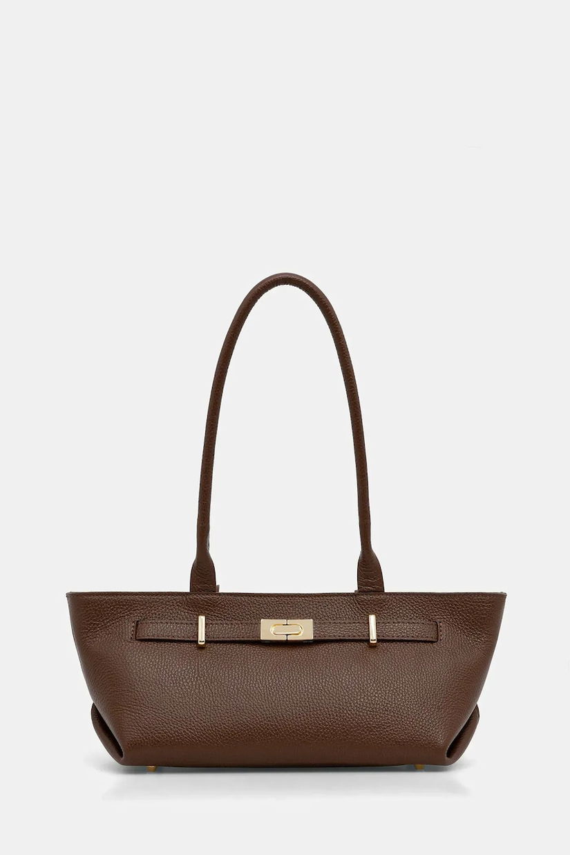 Answear.LAB poseta de piele culoarea maro