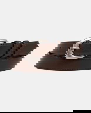 Answear.LAB curea de piele culoarea maro