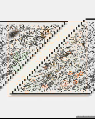 Answear.LAB esarfa de matase culoarea maro, modelator