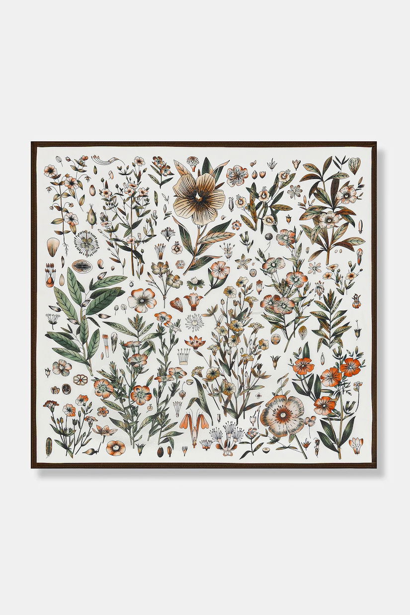 Answear.LAB esarfa de matase culoarea maro, modelator