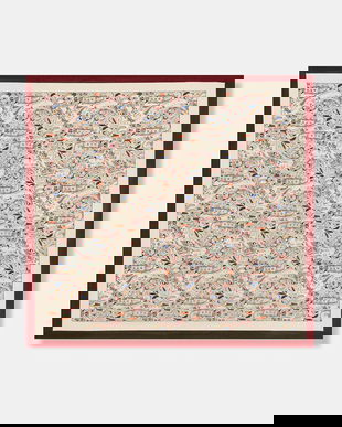 Answear.LAB esarfa de matase culoarea rosu, modelator