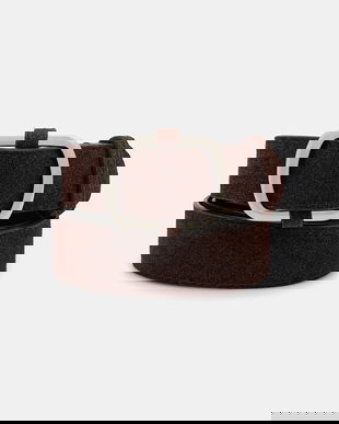 Answear.LAB curea din piele intoarsa culoarea maro