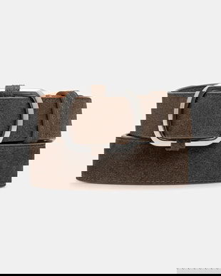 Answear.LAB curea din piele intoarsa culoarea bej