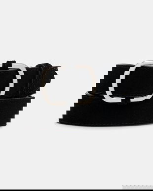 Answear.LAB curea din piele intoarsa culoarea negru