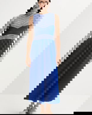 United Colors of Benetton rochie culoarea violet, maxi, evazati, 1194EV02A