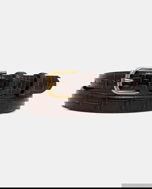 Answear.LAB curea de piele culoarea maro