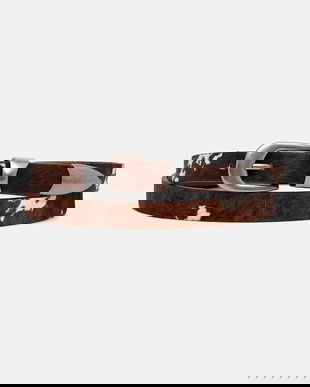 Answear.LAB curea de piele culoarea maro