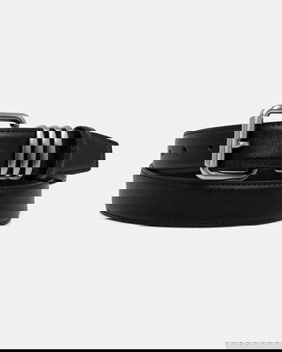 Answear.LAB curea de piele culoarea negru