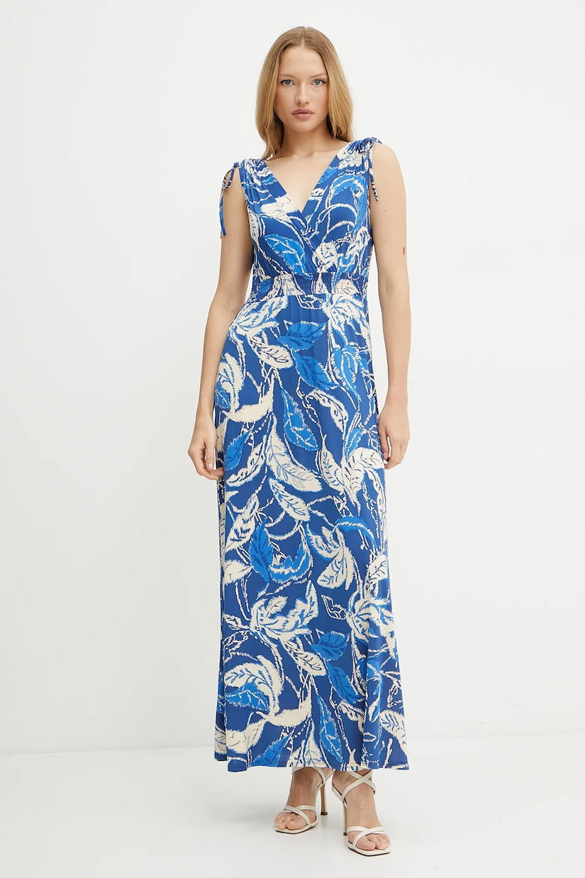 Morgan rochie RPACHA culoarea violet, maxi, dreaptă, RPACHA