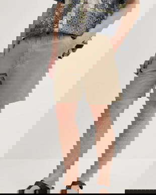 Marc O'Polo pantaloni scurți culoarea bej, 5000005946