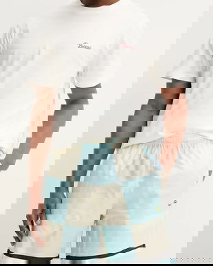 Barrow pantaloni scurți din bumbac bărbați, culoarea bej, S5BWUABE074