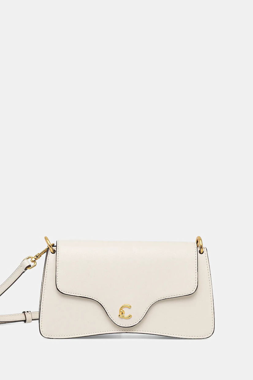 Coccinelle poșetă de piele culoarea negru, E5.SSK.27.01.01