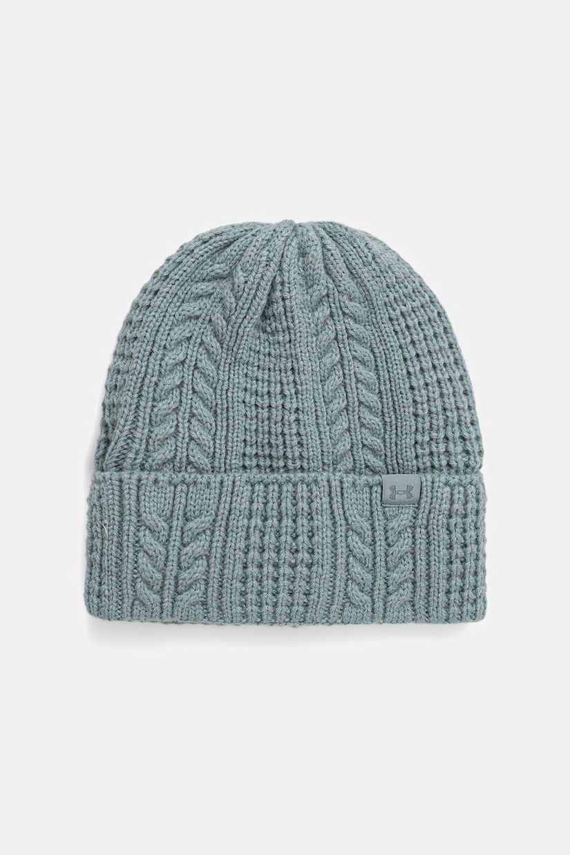 Under Armour căciulă culoarea violet, din tricot gros, 1386639