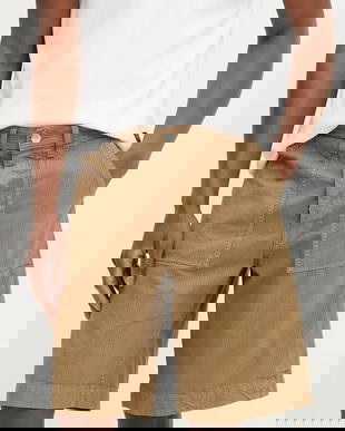 Sunflower pantaloni scurti din bumbac barbati, culoarea verde, 5120.