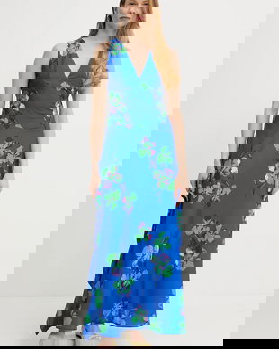 Morgan rochie RENZO.F culoarea violet, maxi, evazată, RENZO.F