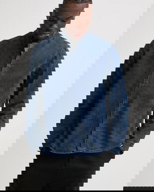 G-Star cămașă din bumbac bărbați, cu guler stand-up, regular, D25157-D252