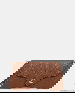 Coccinelle poșetă de piele culoarea negru, E5 SSL 27 01 01