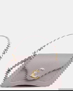 Coccinelle poșetă de piele culoarea negru, E1 SSL 18 02 01